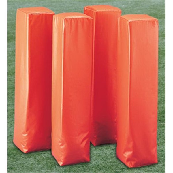 First Team First Team FT6000GLM Foam-Vinyl Weighted Football Goal Line End Markers; Orange FT6000GLM-OR